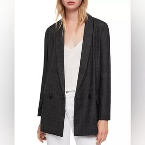 EUC, All Saints Harriet Check Blazer, Size 8